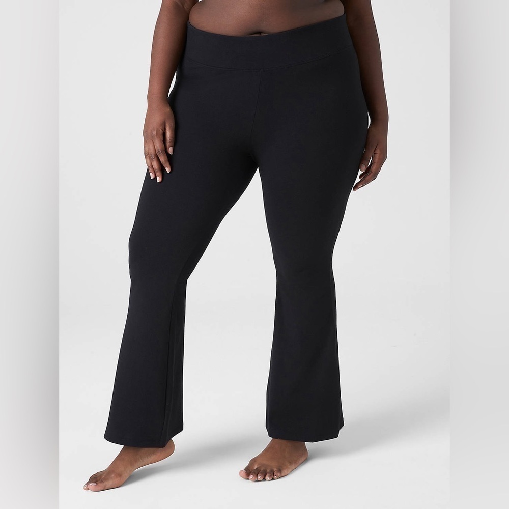 Lane Bryant Black Flare Leggings